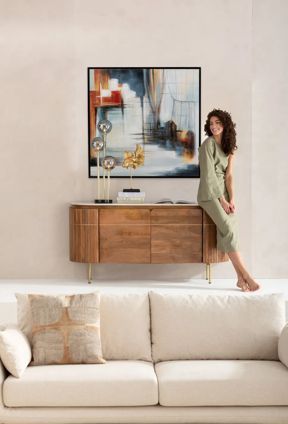 KARE Design Schilderij Met Lijst Visione Front 100x100cm Shop