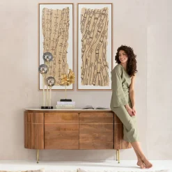 KARE Design Schilderij Native Spirals 50x150cm Best Sale