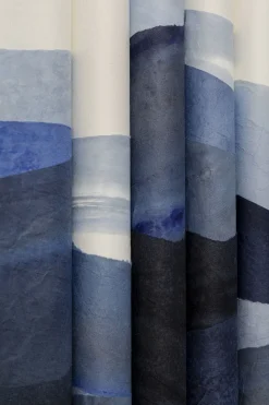KARE Design Schilderij Shadow Skyline Blue 160x60cm Flash Sale