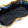 KARE Design Serveerschaal Lio Dark Blue 17x26cm Outlet