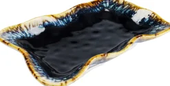 KARE Design Serveerschaal Lio Dark Blue 17x26cm Outlet