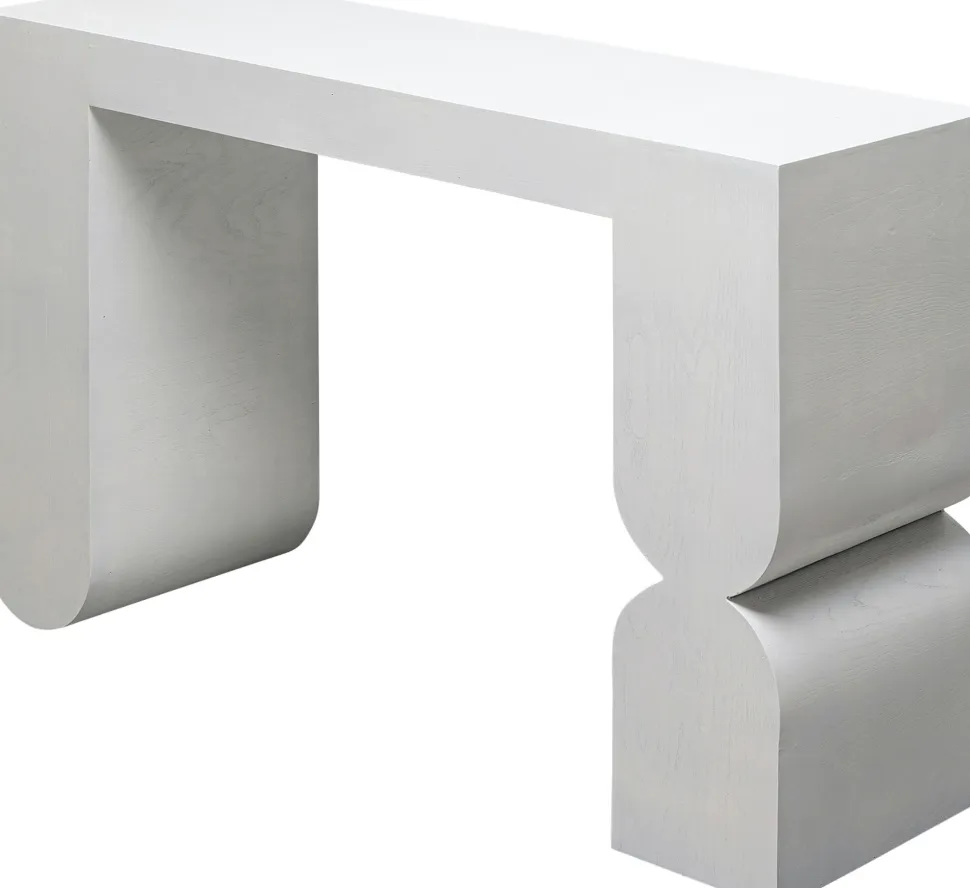 KARE Design Sidetable Curve Wit 120x85cm Cheap