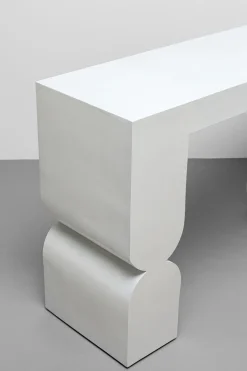 KARE Design Sidetable Curve Wit 120x85cm Cheap