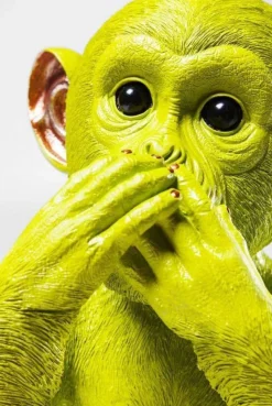 KARE Design Spaarpot Monkey Iwazaru Groen Cheap