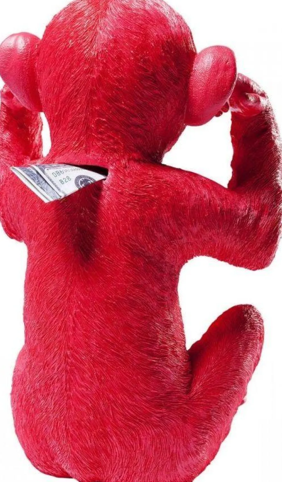 KARE Design Spaarpot Monkey Kikazaru Rood Online