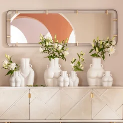 KARE Design Spiegel Betsy Frame Rechthoekig Metaal 55x165cm Hot