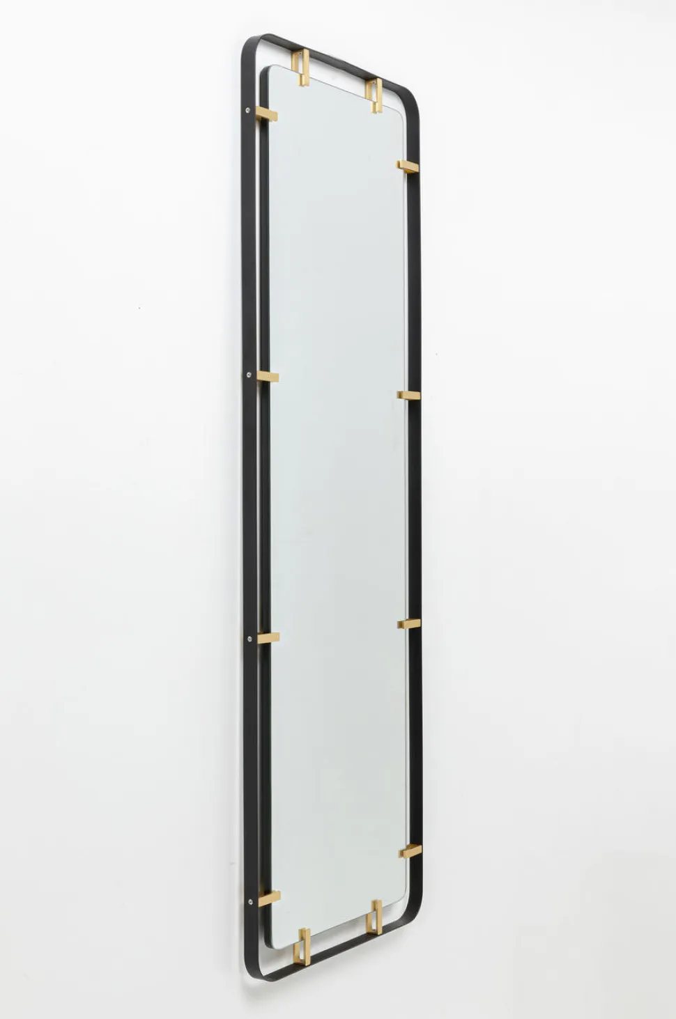 KARE Design Spiegel Betsy Frame Rechthoekig Metaal 55x165cm Hot