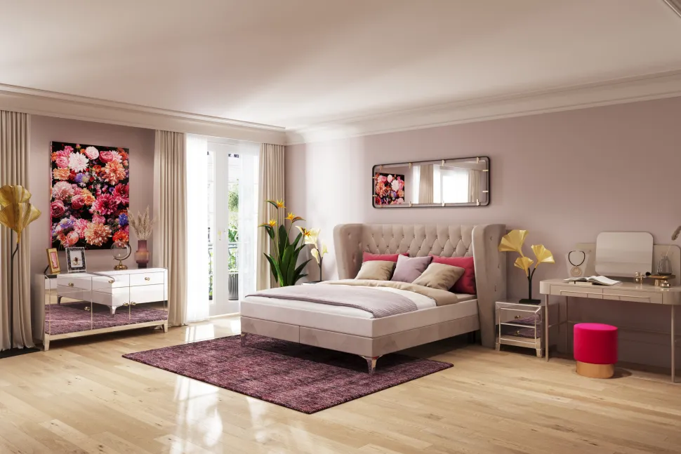 KARE Design Spiegel Betsy Frame Rechthoekig Metaal 55x165cm Hot