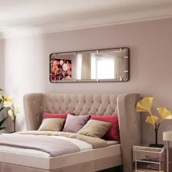 KARE Design Spiegel Betsy Frame Rechthoekig Metaal 55x165cm Hot