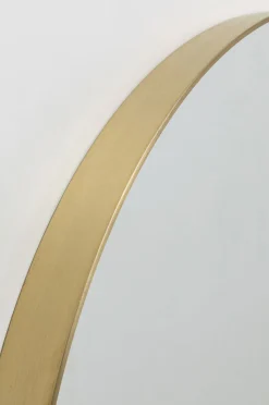 KARE Design Spiegel Curve MO Messing Ø100cm Cheap