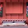 KARE Design Spiegel Curve Rechthoekig Messing 80x120cm Fashion