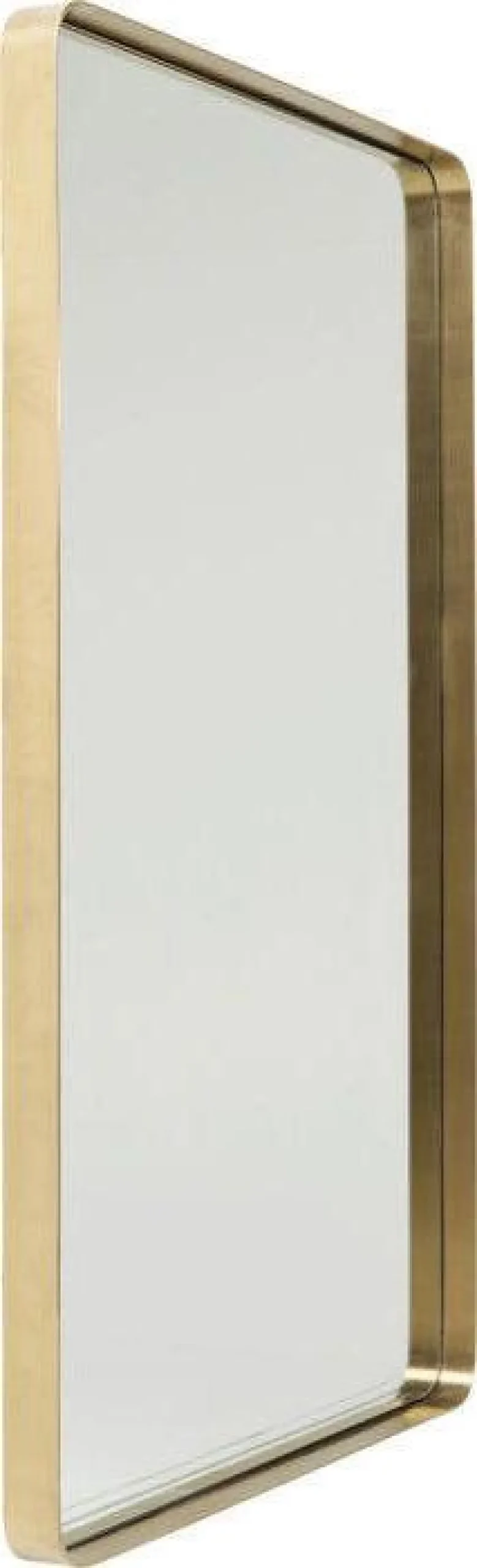 KARE Design Spiegel Curve Rechthoekig Messing 80x120cm Fashion