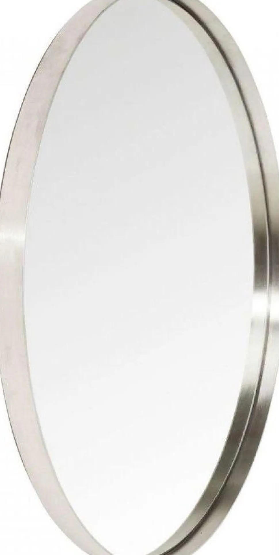 KARE Design Spiegel Curve Rond Roestvrij Staal Ø100cm New