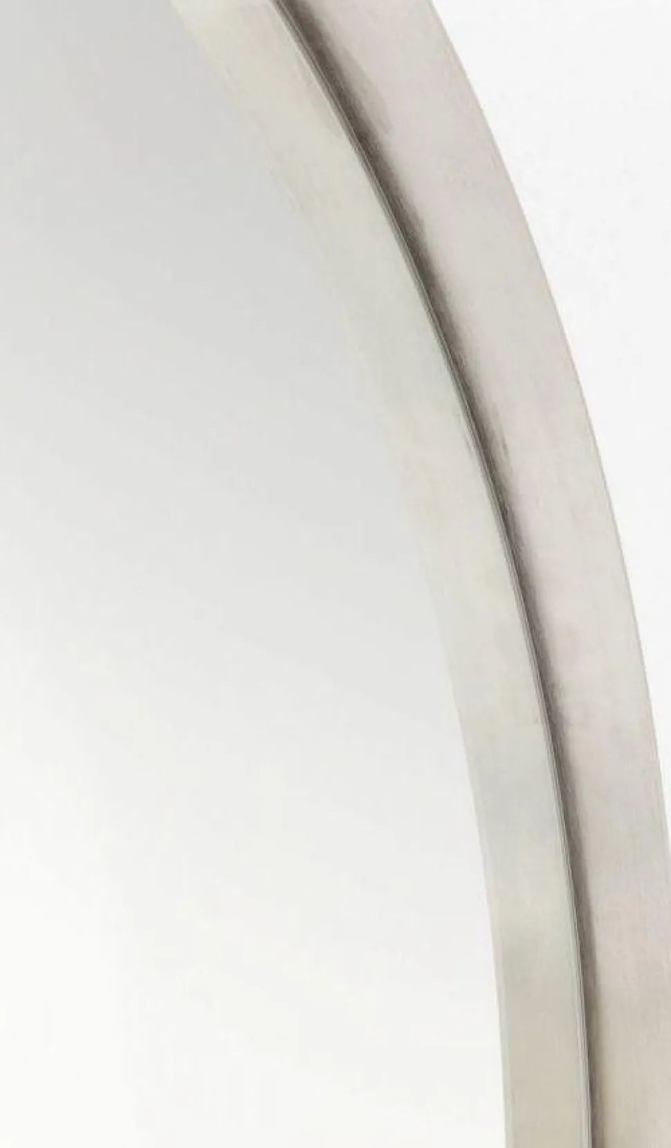 KARE Design Spiegel Curve Rond Roestvrij Staal Ø100cm New