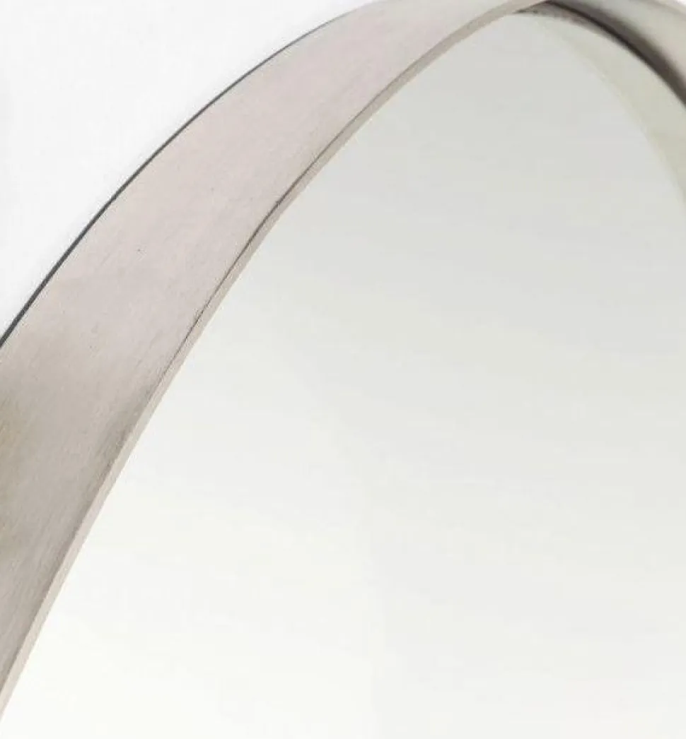 KARE Design Spiegel Curve Rond Roestvrij Staal Ø100cm New
