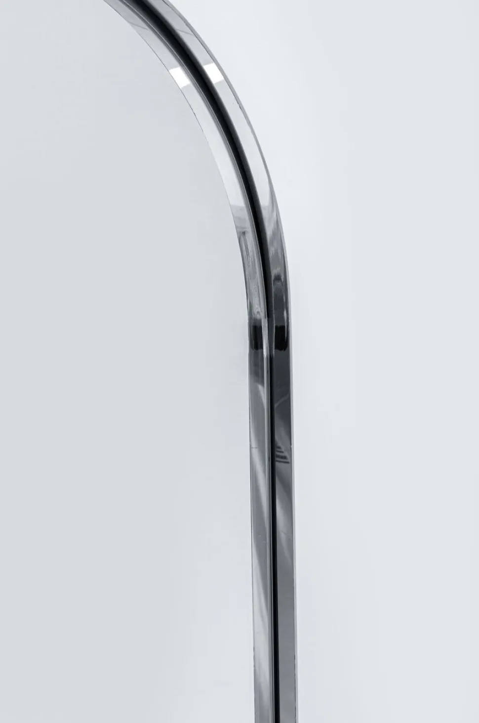 KARE Design Spiegel Curvy Chroom Look 40x170cm Fashion