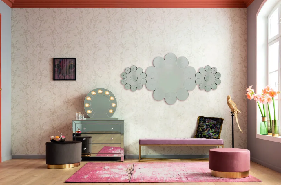KARE Design Spiegel Ice Flowers 194x102cm Store