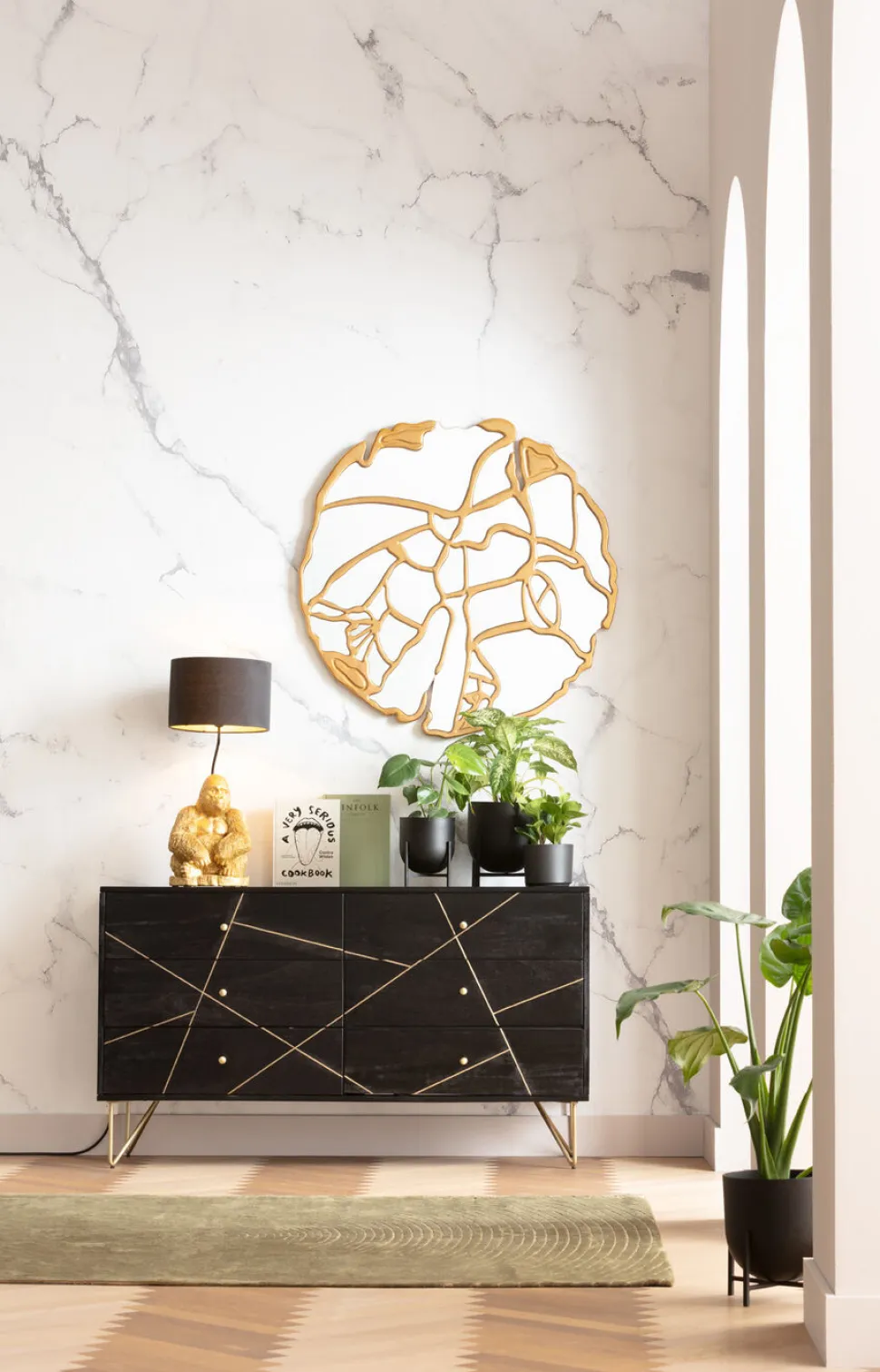 KARE Design Spiegel Pieces Goud Ø100cm Shop