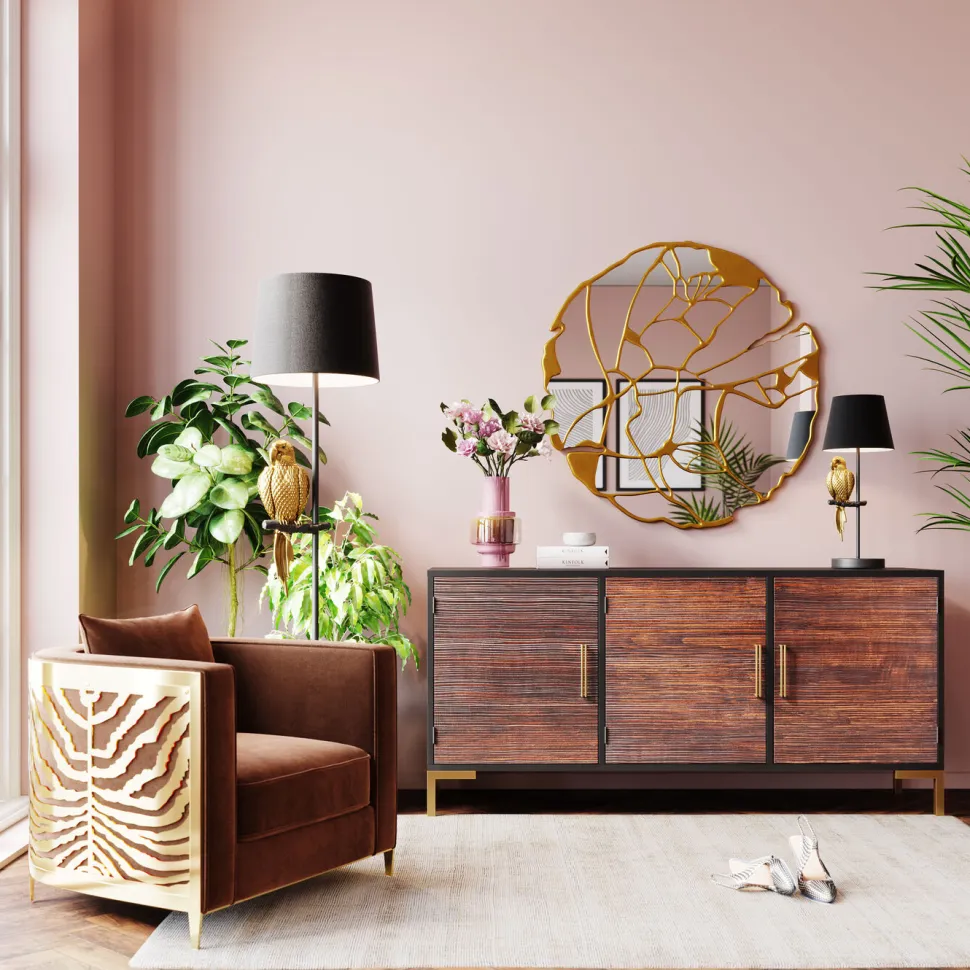 KARE Design Spiegel Pieces Goud Ø100cm Shop