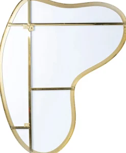 KARE Design Spiegel Shape Messing 110x120cm Clearance