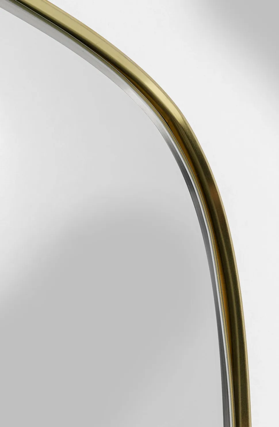 KARE Design Spiegel Shape Messing 110x120cm Clearance