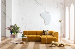 KARE Design Spiegel Shape Messing 110x120cm Clearance