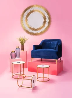 KARE Design Spiegel Solare Goud Ø132cm Outlet