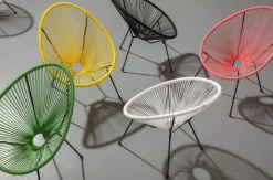 KARE Design Stoel Acapulco Zwart Clearance