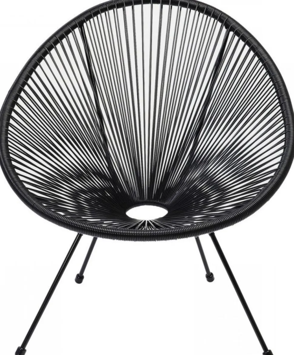 KARE Design Stoel Acapulco Zwart Clearance