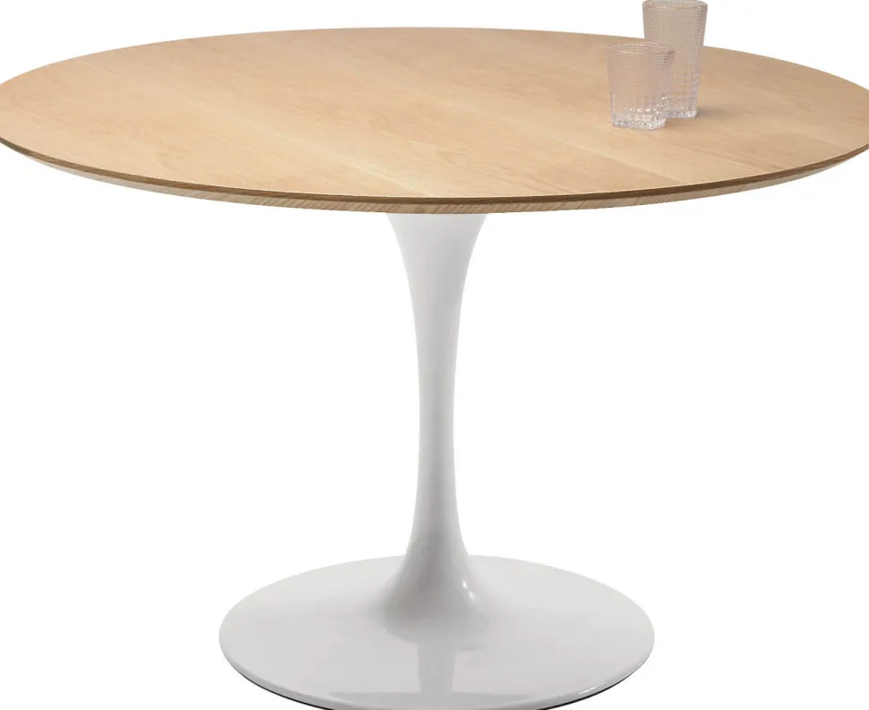 KARE Design Tafelblad Invitation Round Oak 120cm New