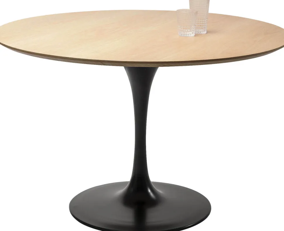 KARE Design Tafelblad Invitation Round Oak 120cm New
