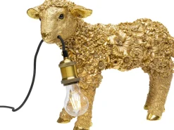 KARE Design Tafellamp Animal Flower Sheep Gold 36cm Fashion