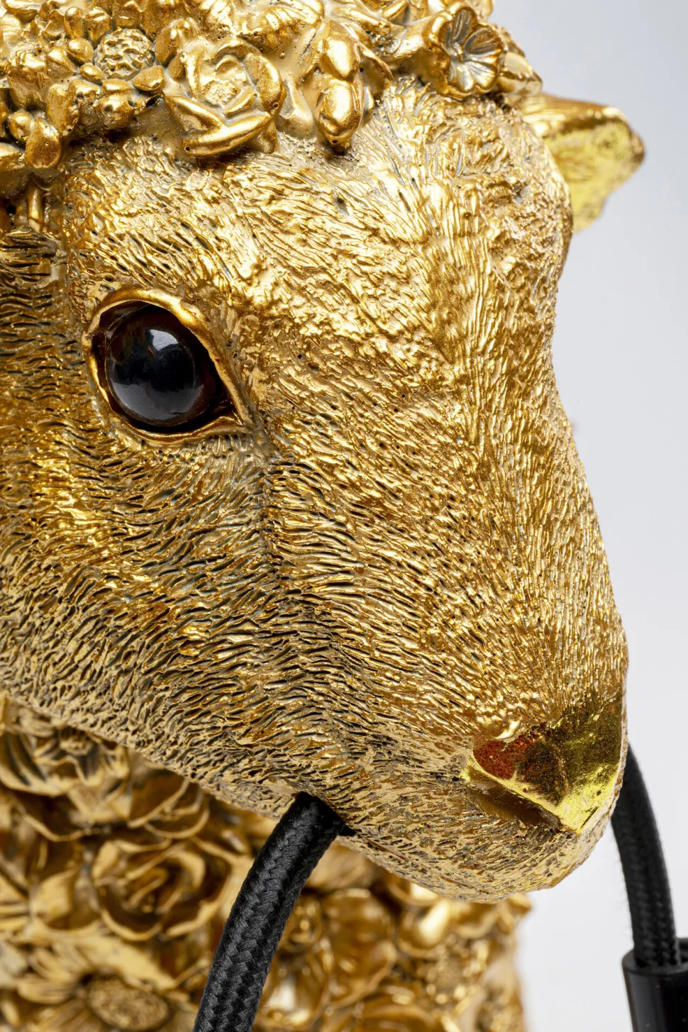 KARE Design Tafellamp Animal Flower Sheep Gold 36cm Fashion