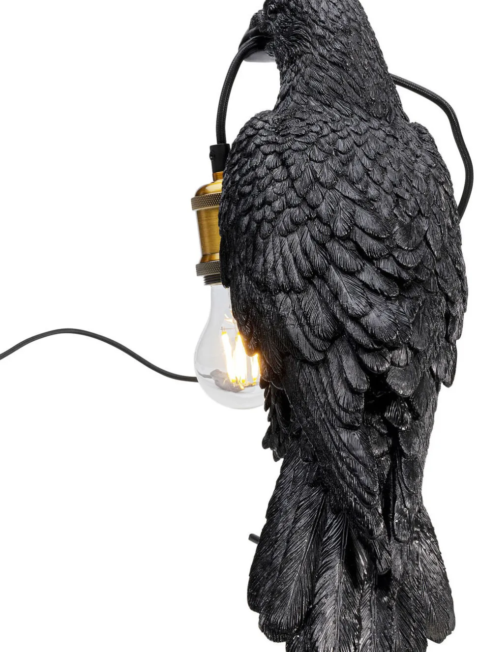 KARE Design Tafellamp Animal Kraai Mat Zwart Outlet