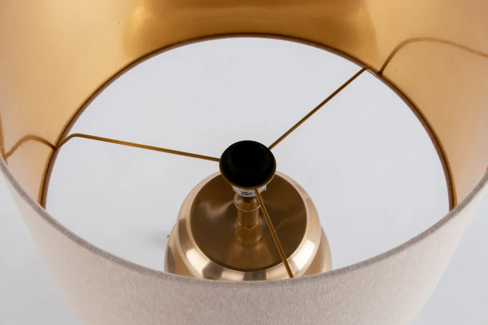 KARE Design Tafellamp Barock Goud Beige New