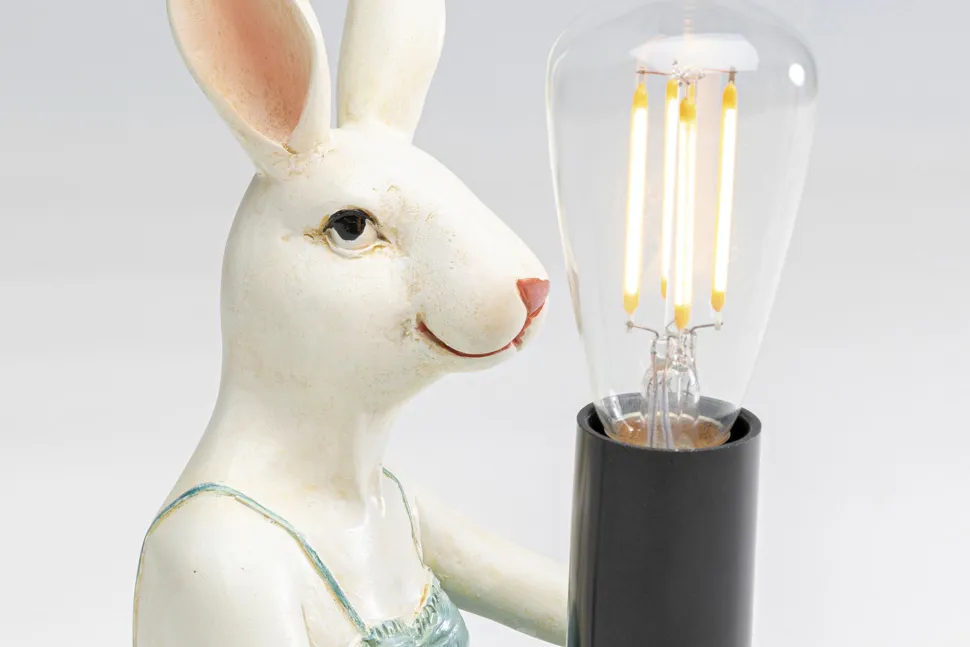 KARE Design Tafellamp Girl Rabbit 21cm Outlet