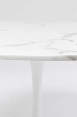 KARE Design Tafel Veneto Marmer Wit Ø110cm Store