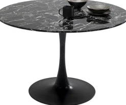 KARE Design Tafel Veneto Marmer Zwart Ø110cm New