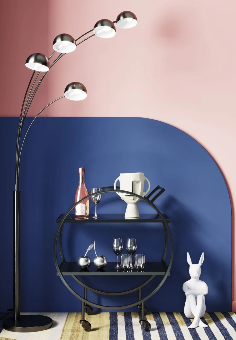 KARE Design Trolley Loft Zwart Flash Sale