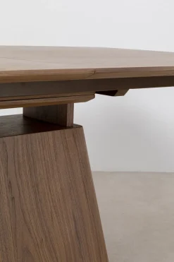 KARE Design Uitschuifbare Eettafel Benvenuto Walnut 200(50)x110cm Store