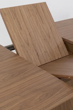 KARE Design Uitschuifbare Eettafel Benvenuto Walnut 200(50)x110cm Store