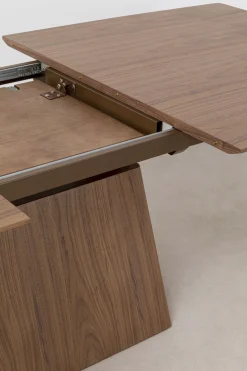 KARE Design Uitschuifbare Eettafel Benvenuto Walnut 200(50)x110cm Store