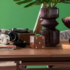 KARE Design Uitschuifbare Eettafel Benvenuto Walnut 200(50)x110cm Store