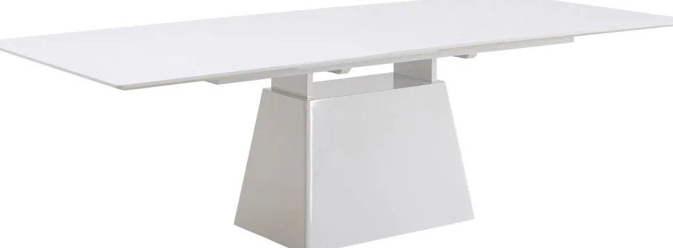 KARE Design Uitschuifbare Eettafel Benvenuto White 200(50)x110cm Cheap