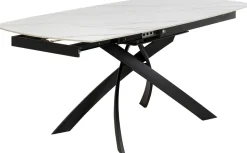 KARE Design Uitschuifbare Eettafel Twist Onyx 120(30+30)x90cm Flash Sale
