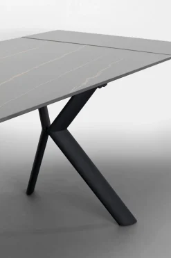 KARE Design Uitschuifbare Eettafel Xenia Black 140(30+30)x80cm Best