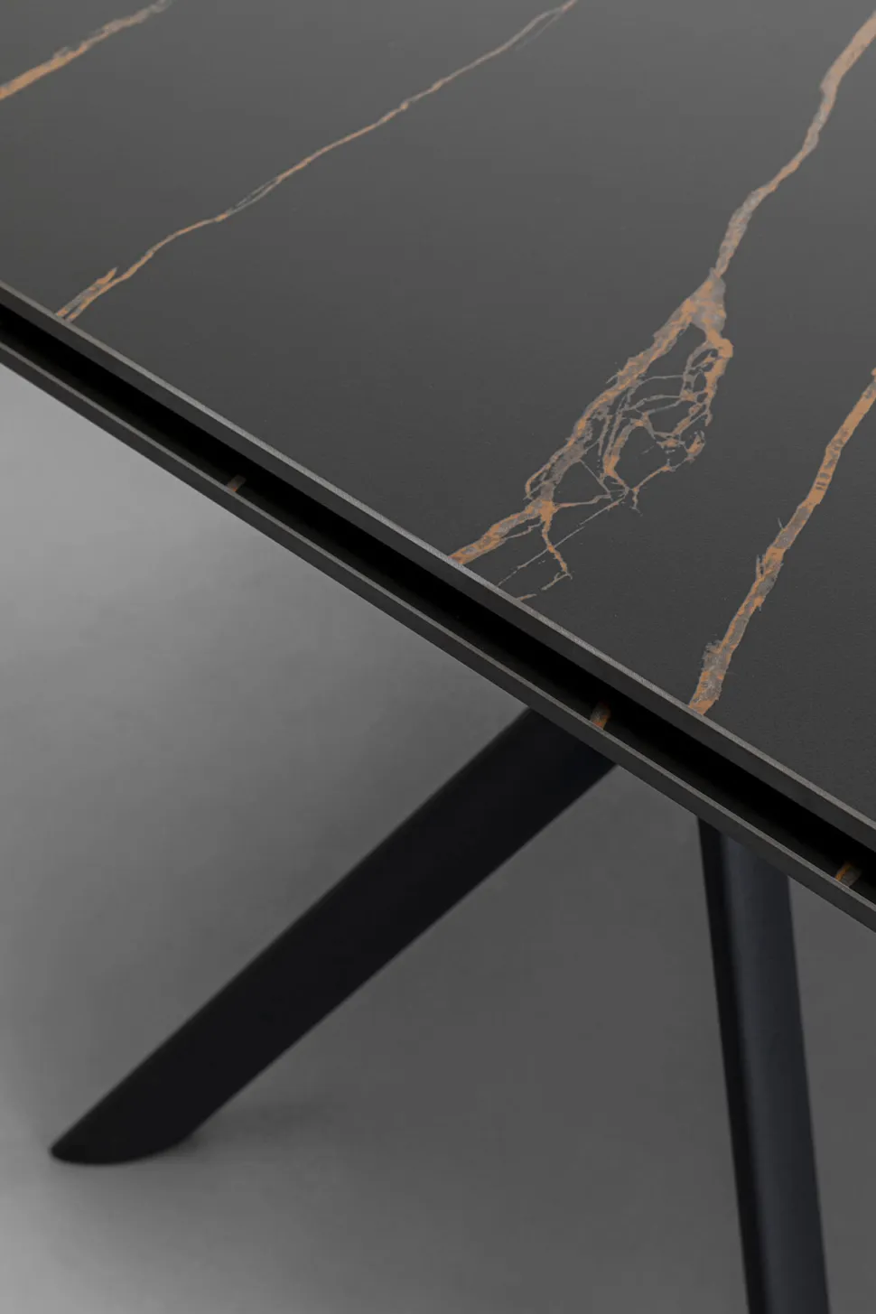 KARE Design Uitschuifbare Eettafel Xenia Black 140(30+30)x80cm Best