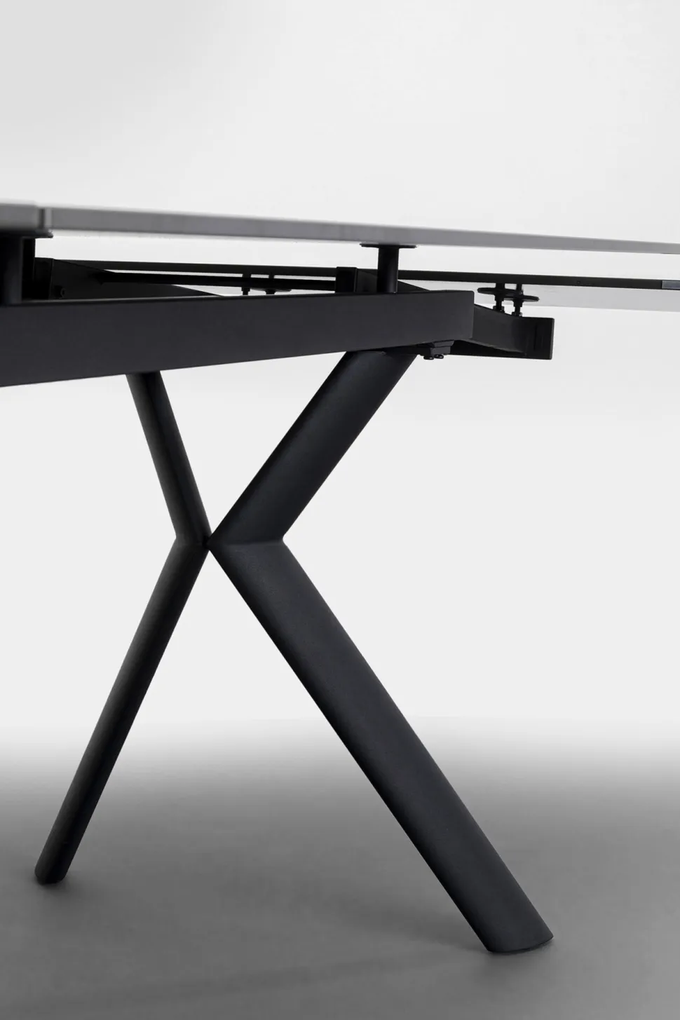 KARE Design Uitschuifbare Eettafel Xenia Black 140(30+30)x80cm Best