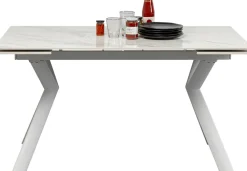 KARE Design Uitschuifbare Tafel Xenia White 140(+30+30)x80cm Store