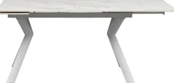 KARE Design Uitschuifbare Tafel Xenia White 140(+30+30)x80cm Store